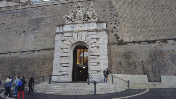 코로나19 상황에도 BTN불교TV제작진이 현지 촬영한 이탈리아 로마 바티칸 박물관의 전경. 사진=BTN불교TV