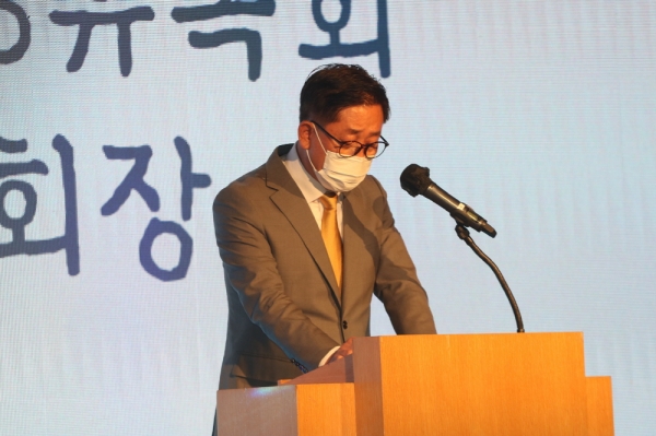 축사하는 임종선 (사)민족대표33인유족회 회장